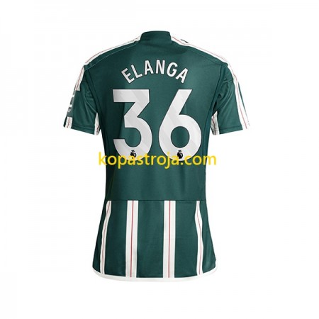 Billiga Fotbollströjor Manchester United Anthony Elanga 36 Borta tröja 2023/24 Kortärmad